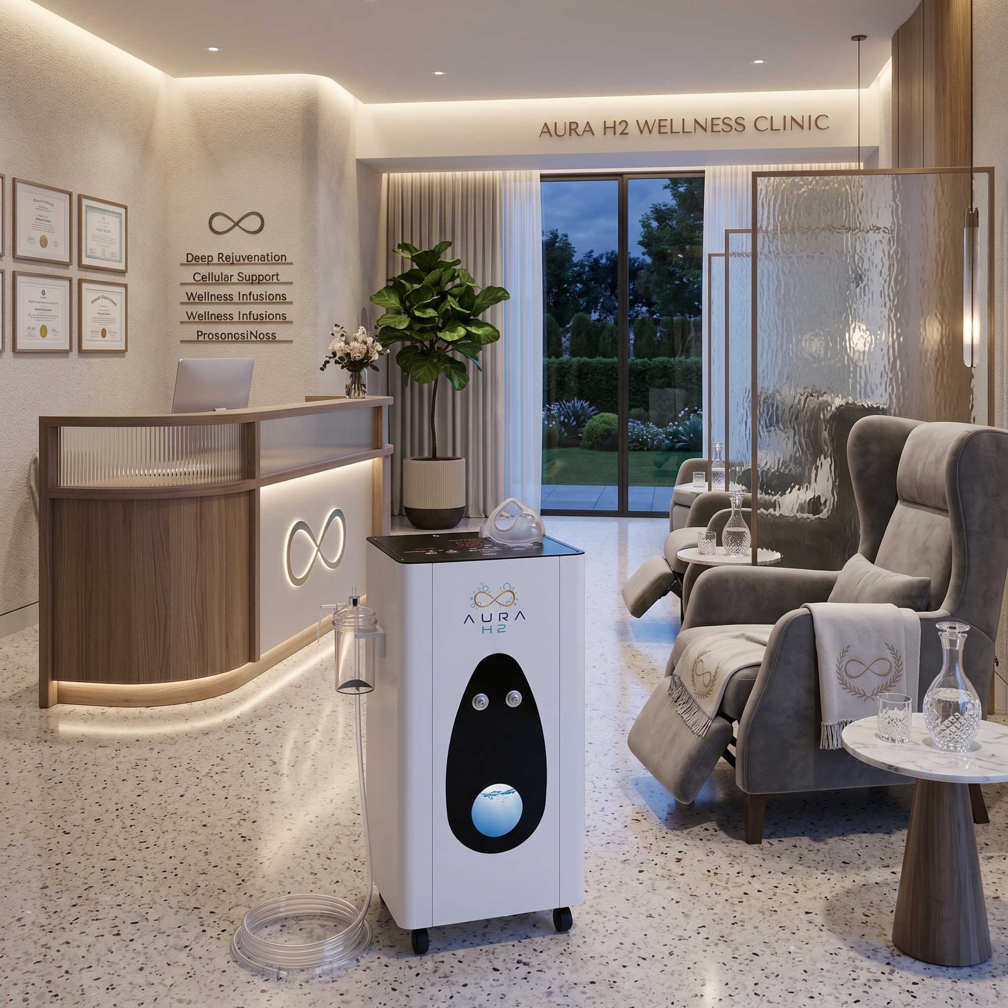 AURA H2 Ultra w klinice Longevity